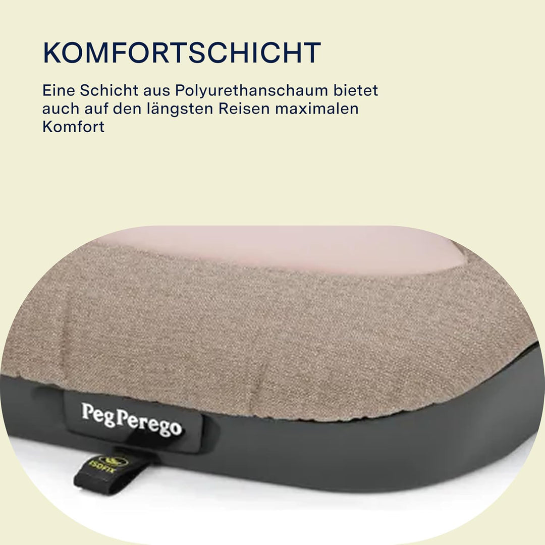 Peg Perego Viaggio Shuttle Autositz, Auto-Sitzerhöhung mit ISOFIX für Kinder von 125 bis 150 cm (6-1