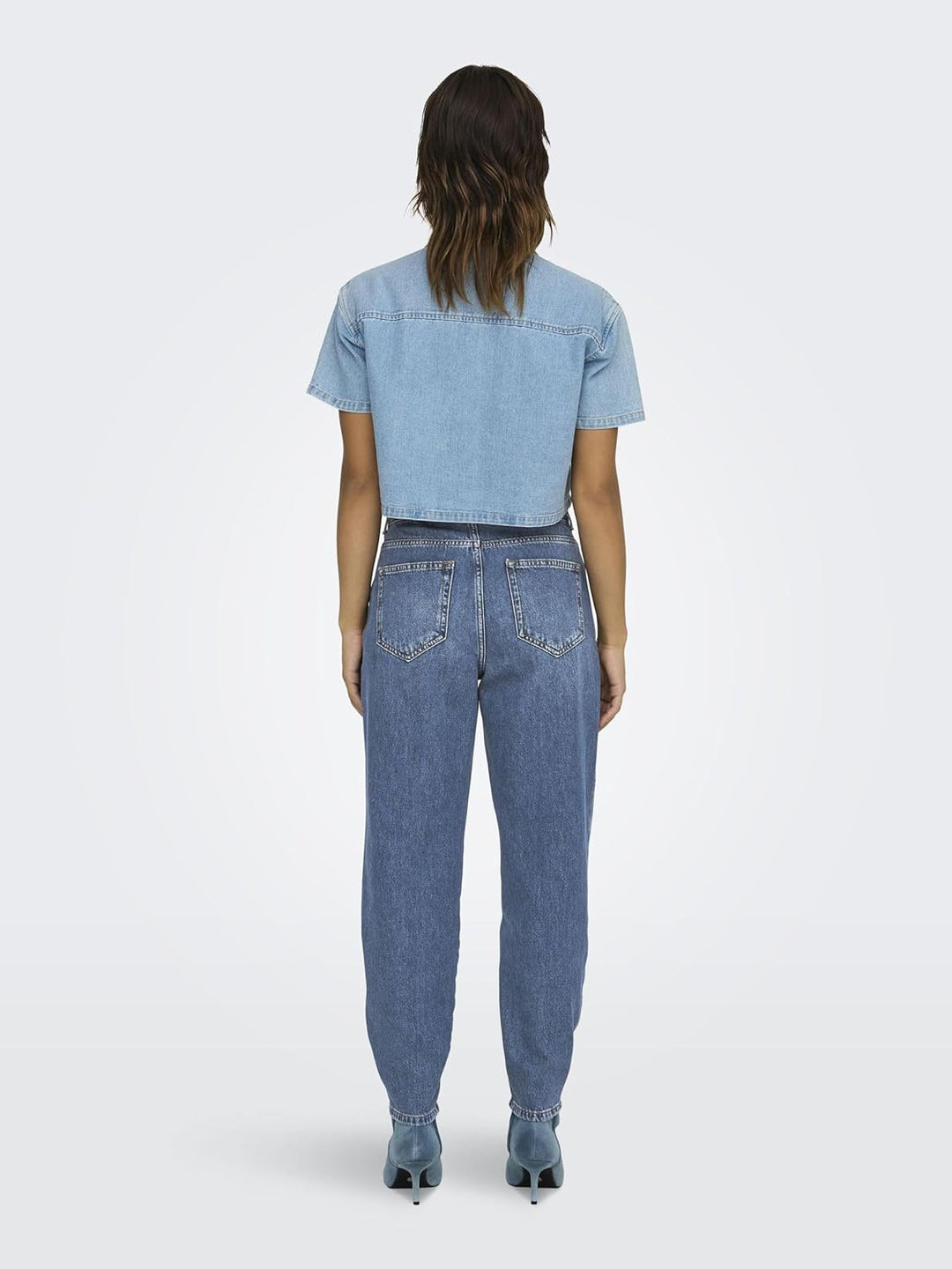 ONLY Female Karotte ONLTROY Hohe Taille Karotte Jeans XS / 32L Medium Blue Denim, XS / 32L Medium Bl
