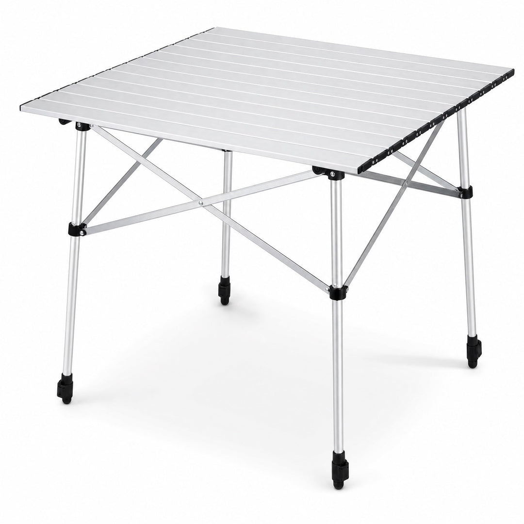 High Peak Campingtisch klappbar, 70x70x70cm Aluminium Picknicktisch Outdoor, 70x70x70cm