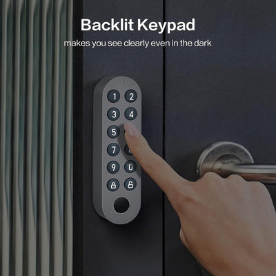 Lockin Smart Fingerprint Keypad Pro, IPX5 Wasserdicht, Schlüssellos, Biometrisch, Zugangskontrolle,