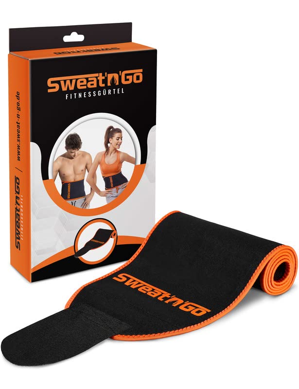Sweat 'n' Go Bauchweggürtel - Starkes Schwitzen Durch Extra Dickes Neopren - Schwitzgürtel Mit Extre