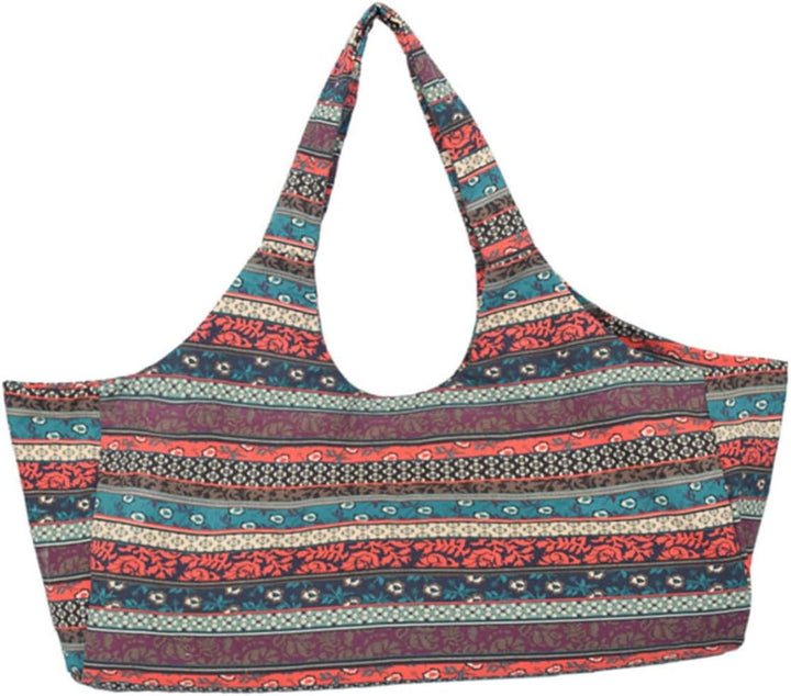 Cabilock Grosse Ethno Canvas Yoga Tasche mit Druck Leichte Sport Sling Bag Extra Grosses Fassungsver