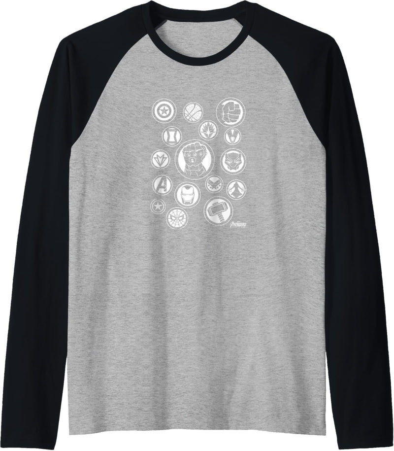 Marvel Avengers Infinity War Tonal Hero Icon Raglan