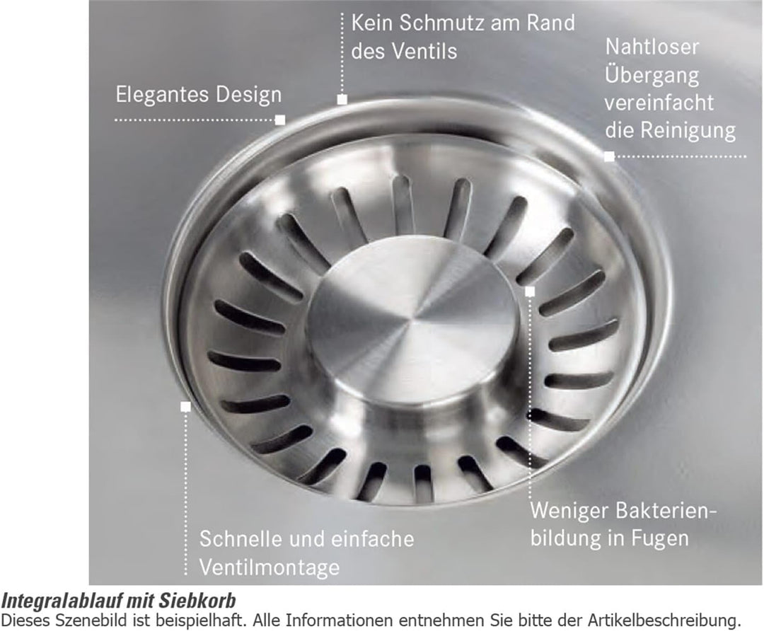 Franke Box BXX 110-45 Edelstahlspüle glatt - 122.0375.258 Unterbau
