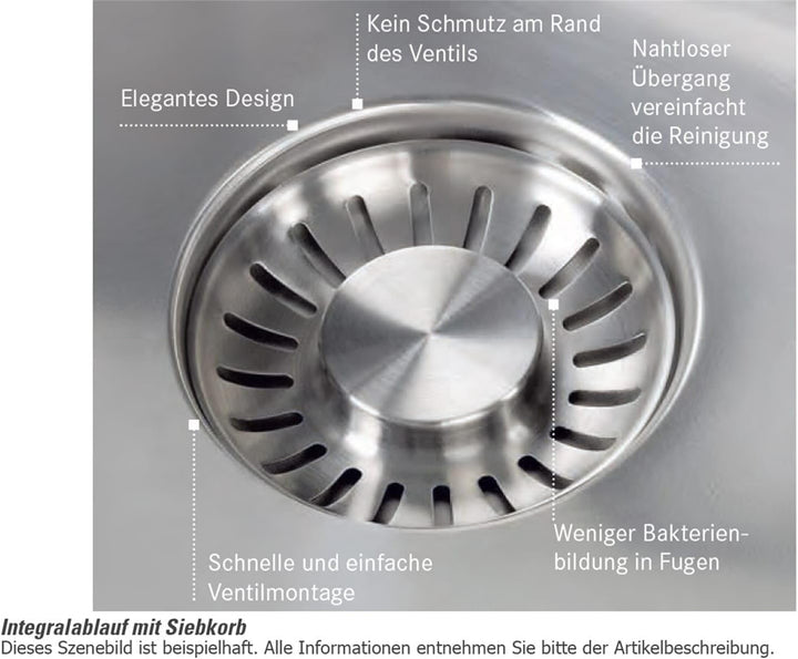 Franke Box BXX 110-45 Edelstahlspüle glatt - 122.0375.258 Unterbau