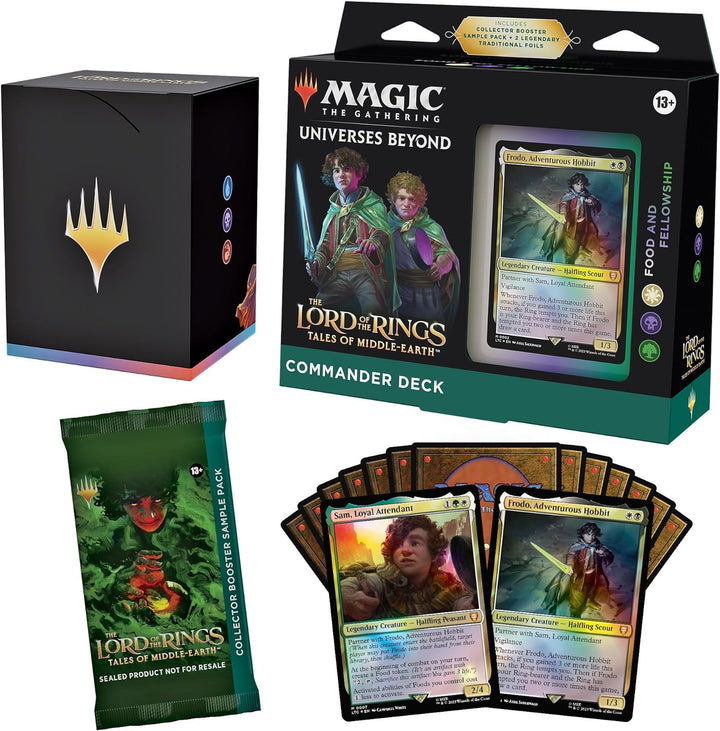 Magic The Gathering The Lord of The Rings: Tales of Middle-Earth Commander Deck Bundle – Includes Al