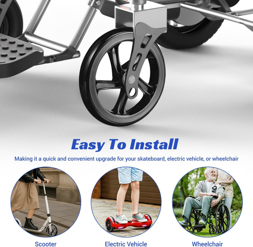 Healeved Professionelle Pu Rollerräder 6.89 Zoll 2 Stück Verschleissfeste Ersatzräder Für Skateboard