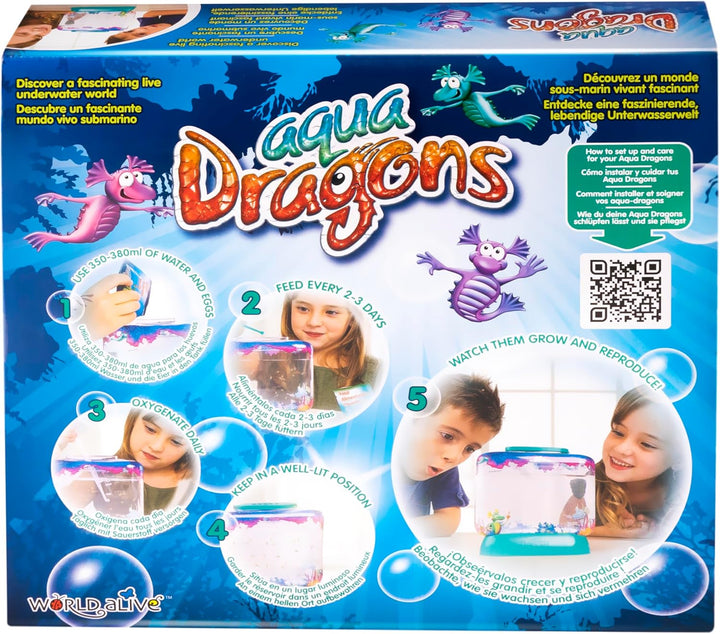 Aqua Dragons | Underwater World Discovery Kit | Educational STEM Toy, Aquarium Set, Grow an Easy Pet