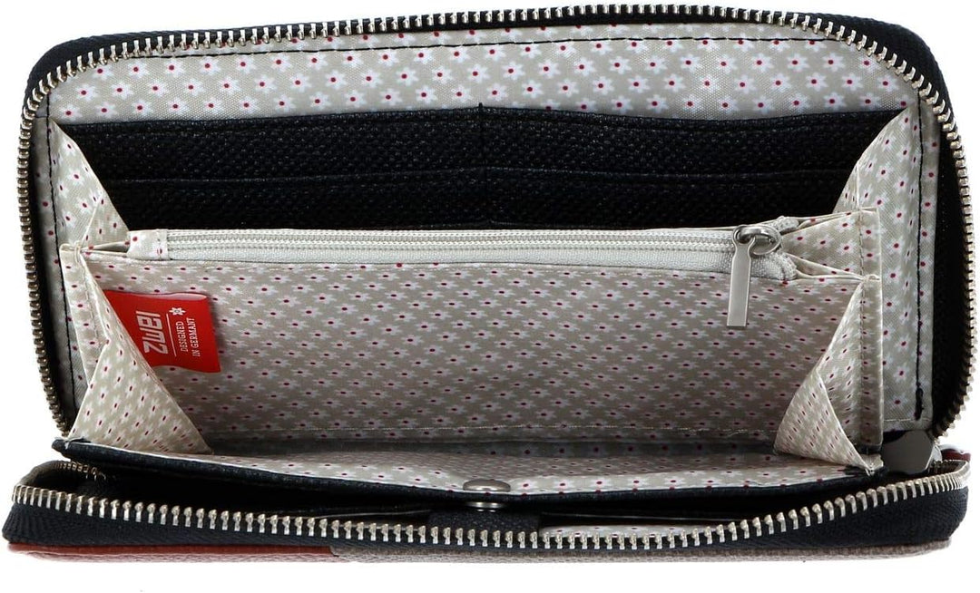 Zwei Eva EV2 - Geldbörse 19 cm canvas-graphit