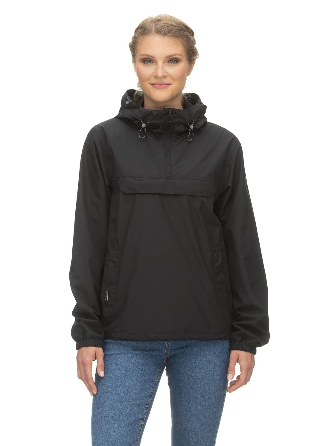 Ragwear CARLENE Damen Frauen Übergangsjacke,Jacke,Windbreaker,Anorak,Regenjacke S Black 2311_1010, S