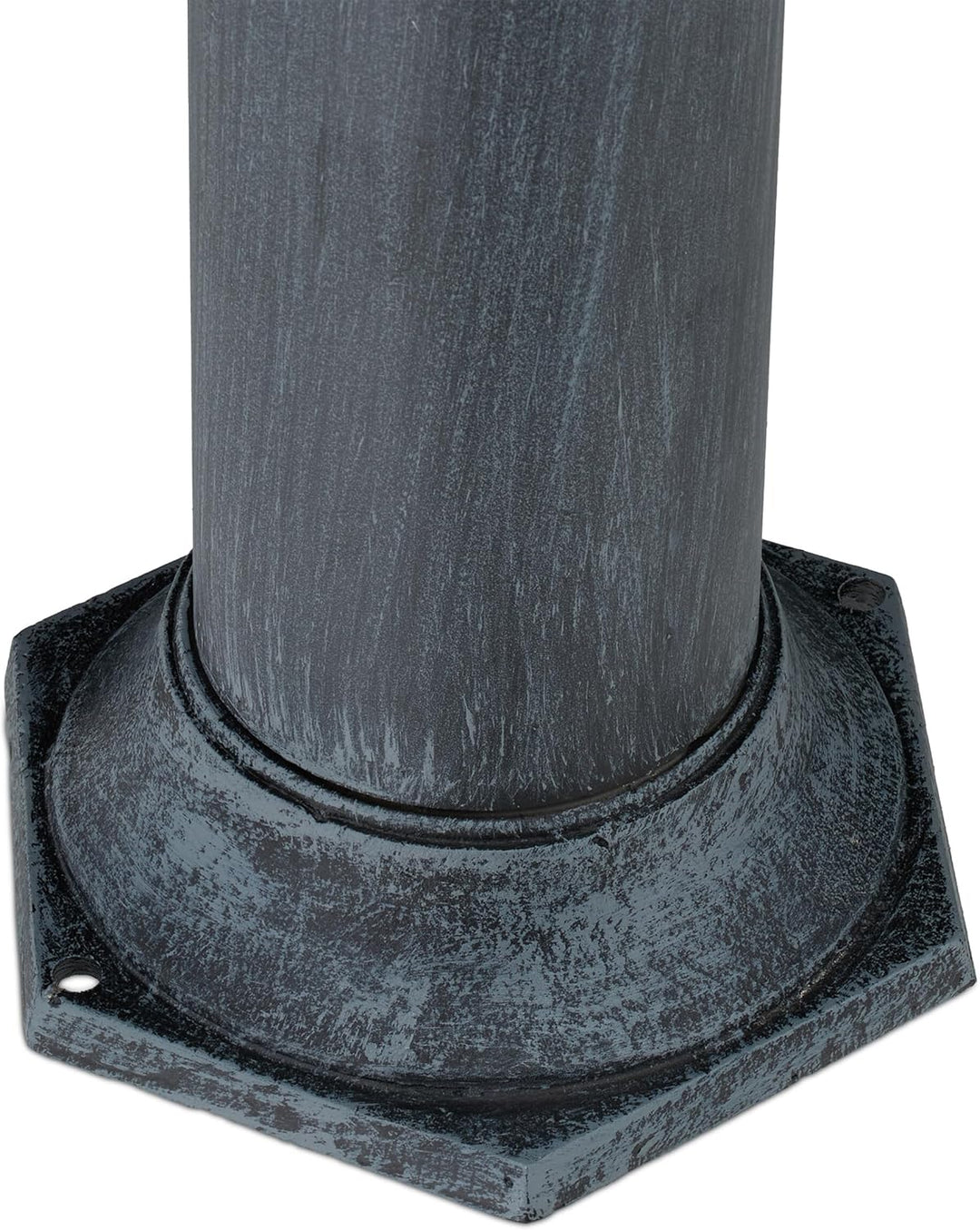 Relaxdays Standbrunnen Antik, mit Wasserhahn, HBT: 84x21,5x25 cm, Wasserzapfsäule Garten, Terrasse,