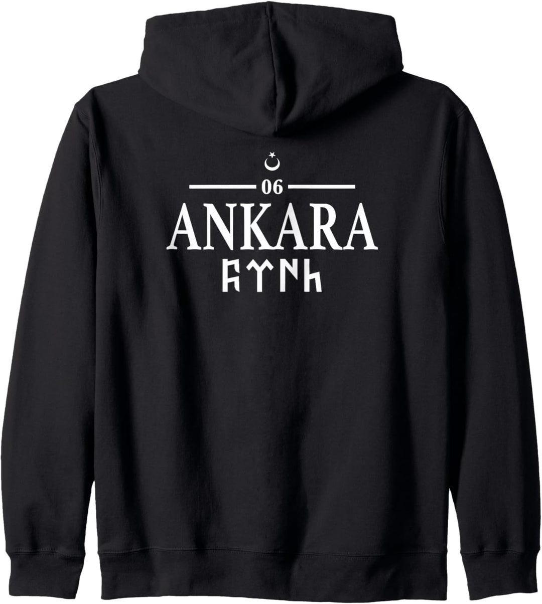 Ankarali Ankara 06 Göktürk Schrift Göktürkler Türkei Kapuzenjacke