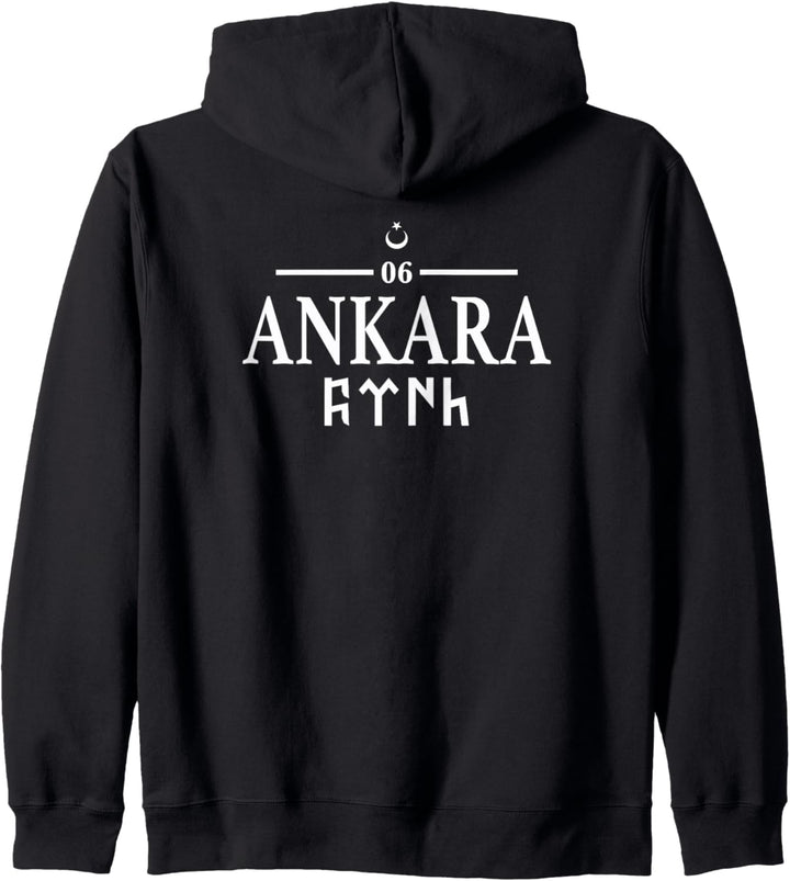Ankarali Ankara 06 Göktürk Schrift Göktürkler Türkei Kapuzenjacke