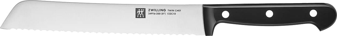 Zwilling 1002169 Brotmesser, Klingenlänge: 20 cm, Klingenblatt mit Wellenschliff, Rostfreier Spezial