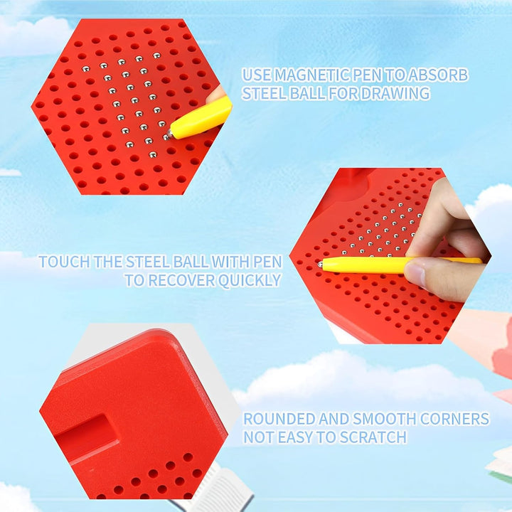 AIVORO 2 Stück Kinder Magnetische Zeichenbretter: Kinderdas Magische Magnetspiel - Kleines Magnetisc