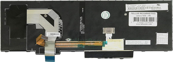 TellusRem ersatztastatur Französisch Hintergrundbeleuchtung für Lenovo Thinkpad T570 T580 P51s P52s