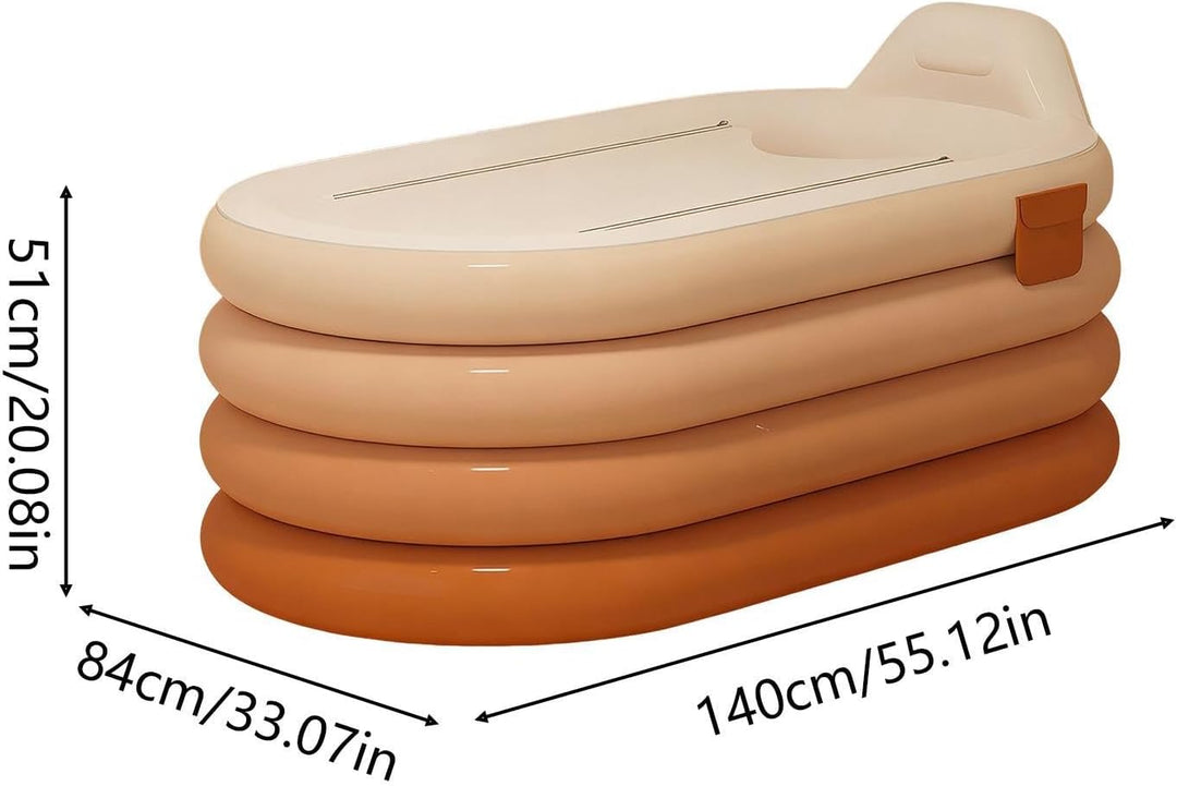 Aufblasbare Badewanne,Ganzkörper-Einweichhilfe,Aufblasbare Wanne für Erwachsene | für Spa, Entspannu