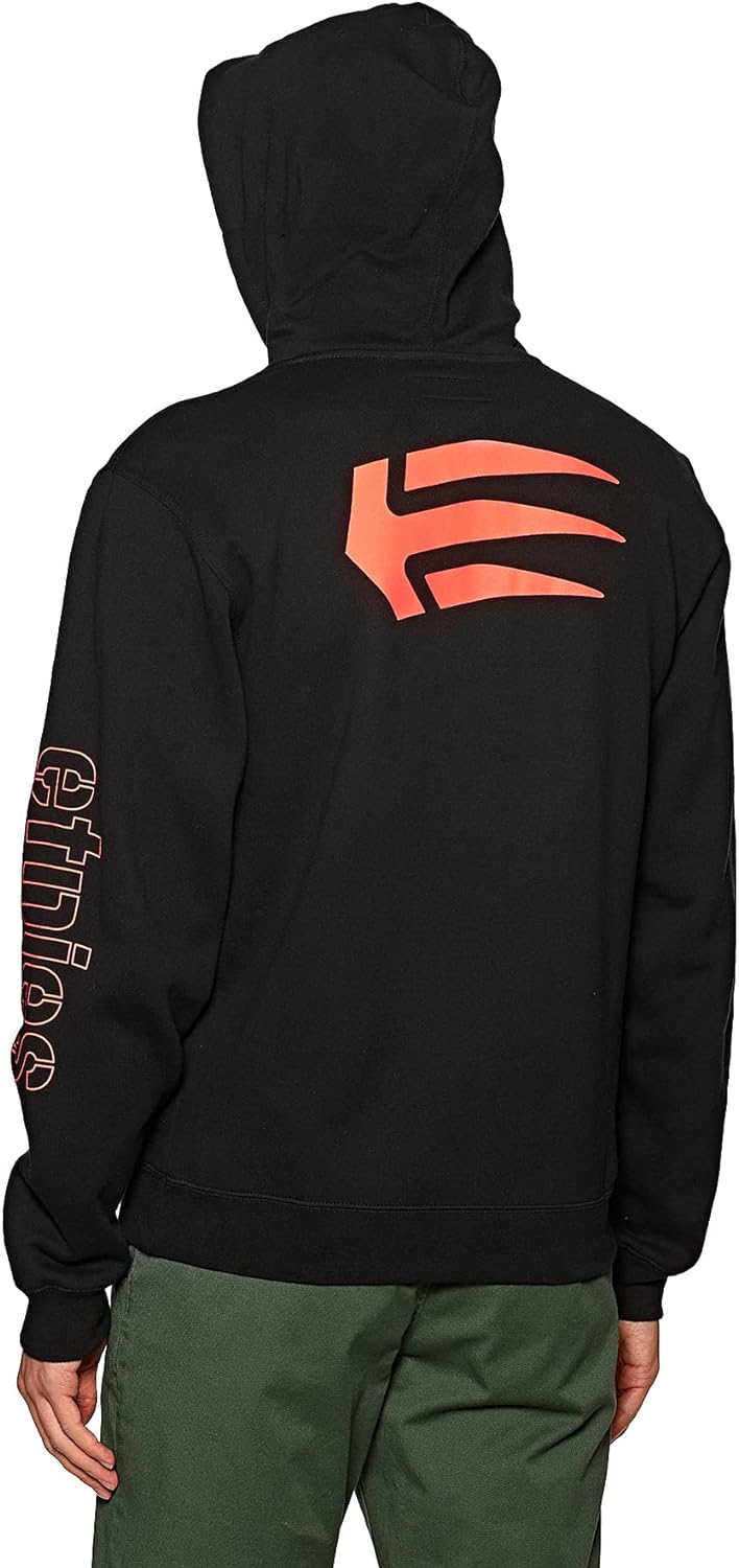 Etnies Joslin Pullover Hoody Small Black Red