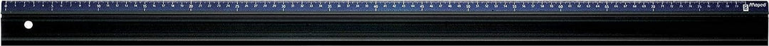 Maped M177080 - Schneidlineal Profila, 80 cm aus Aluminium, schwarz, 1