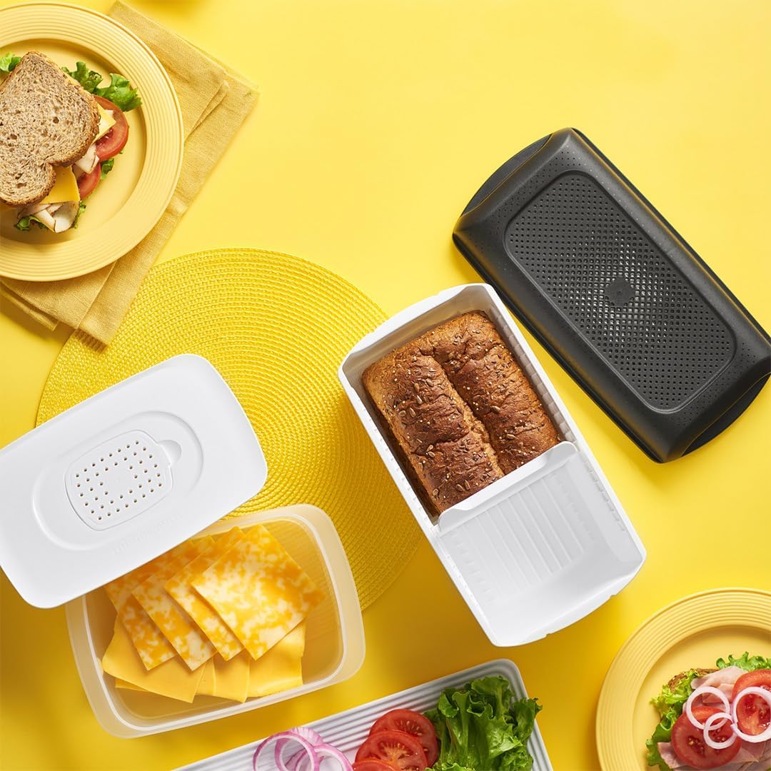 Tupperware BreadSmart - Brotkasten inkl. praktischem Box-Trenner - BPA-Frei - Backwaren bleiben läng