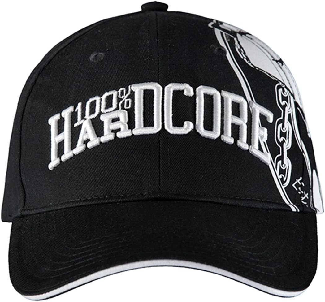 100% HARDCORE Cap United Kappe Cappy Mütze Totenkopf Gabber Speedcore Skull