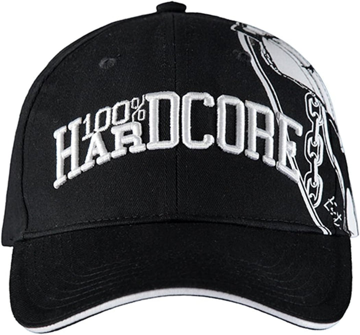 100% HARDCORE Cap United Kappe Cappy Mütze Totenkopf Gabber Speedcore Skull