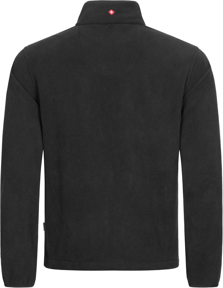 Höhenhorn Badus Herren Fleece Jacke Microfleece Full Zip Troyer Outdoor Wander Trekking S Midnight-B