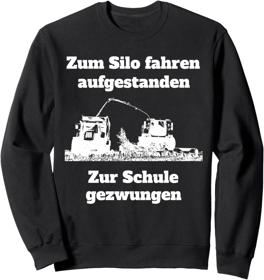Mais häckseln Landwirt Ernte Schule Kinder Landwirtschaft Sweatshirt