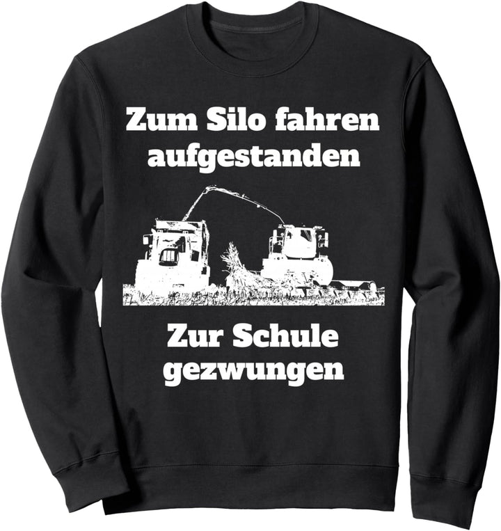 Mais häckseln Landwirt Ernte Schule Kinder Landwirtschaft Sweatshirt