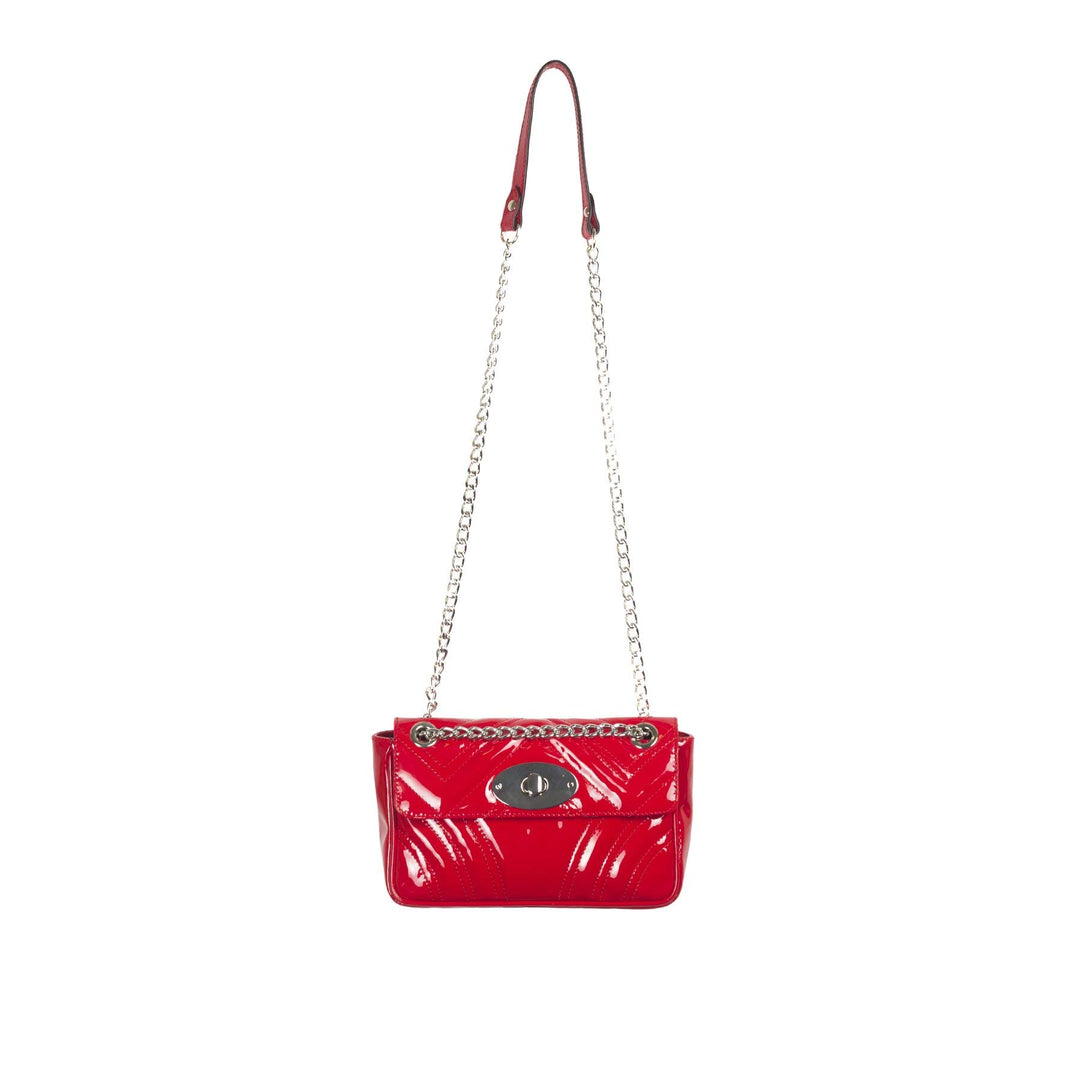 L’Intervalle Damen Juliet Stofftasche M Red Patent, M Red Patent