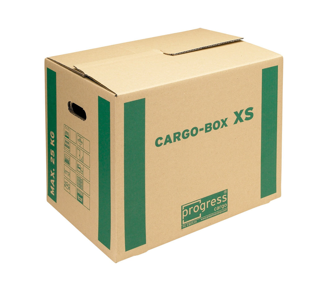 progressCARGO Transport-Umzugskarton, Eco, PC CB01.01, 1-wellig, 455 x 345 x 380 mm, 10-er Pack, bra