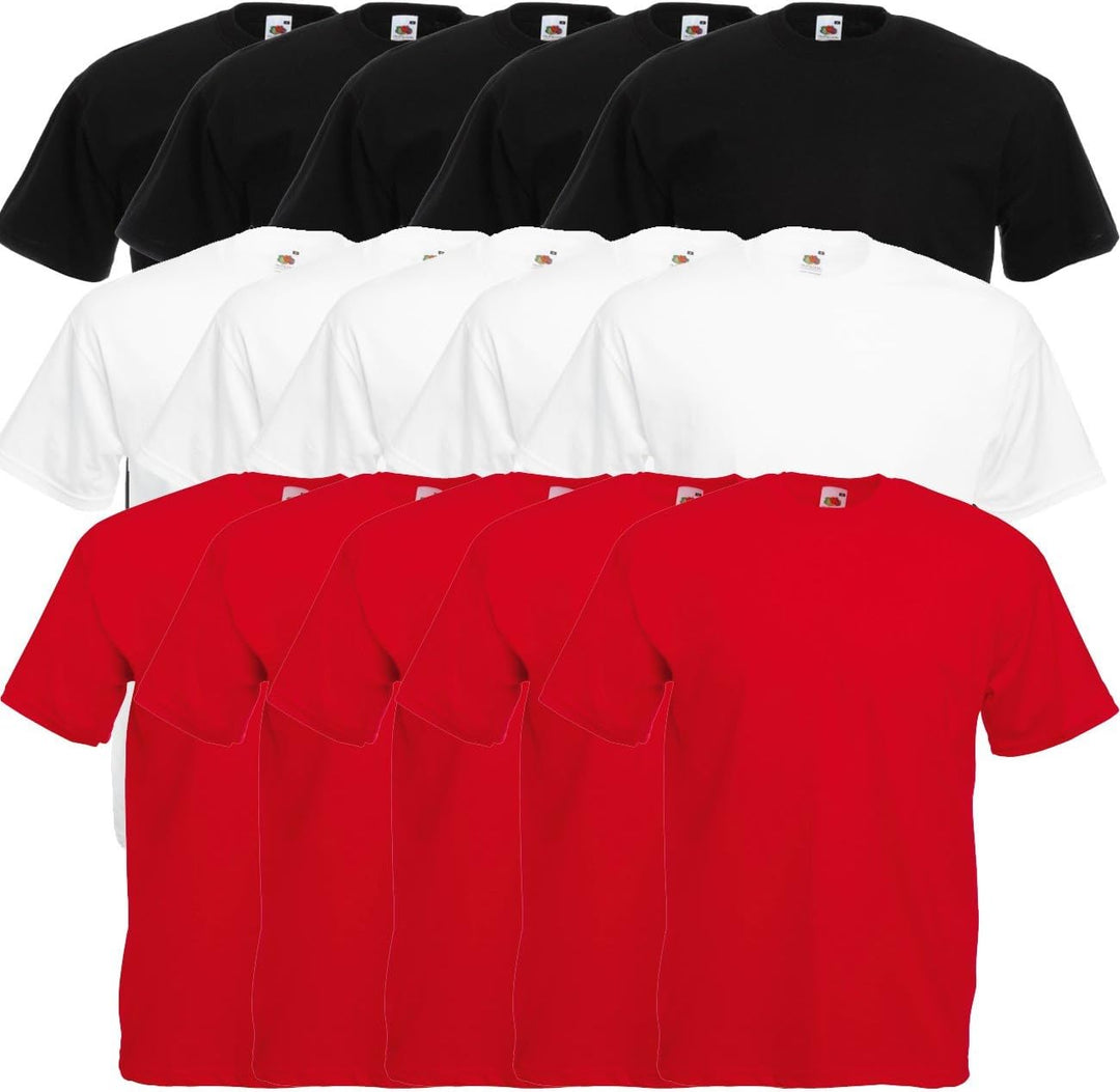 Fruit of the Loom Original Valueweight T Rundhals T-Shirt F140 15er Pack