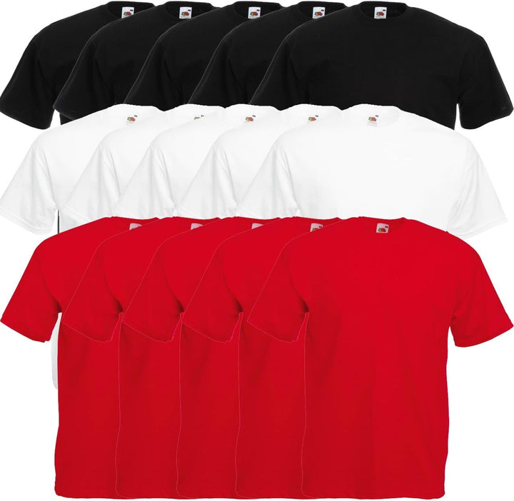 Fruit of the Loom Original Valueweight T Rundhals T-Shirt F140 15er Pack
