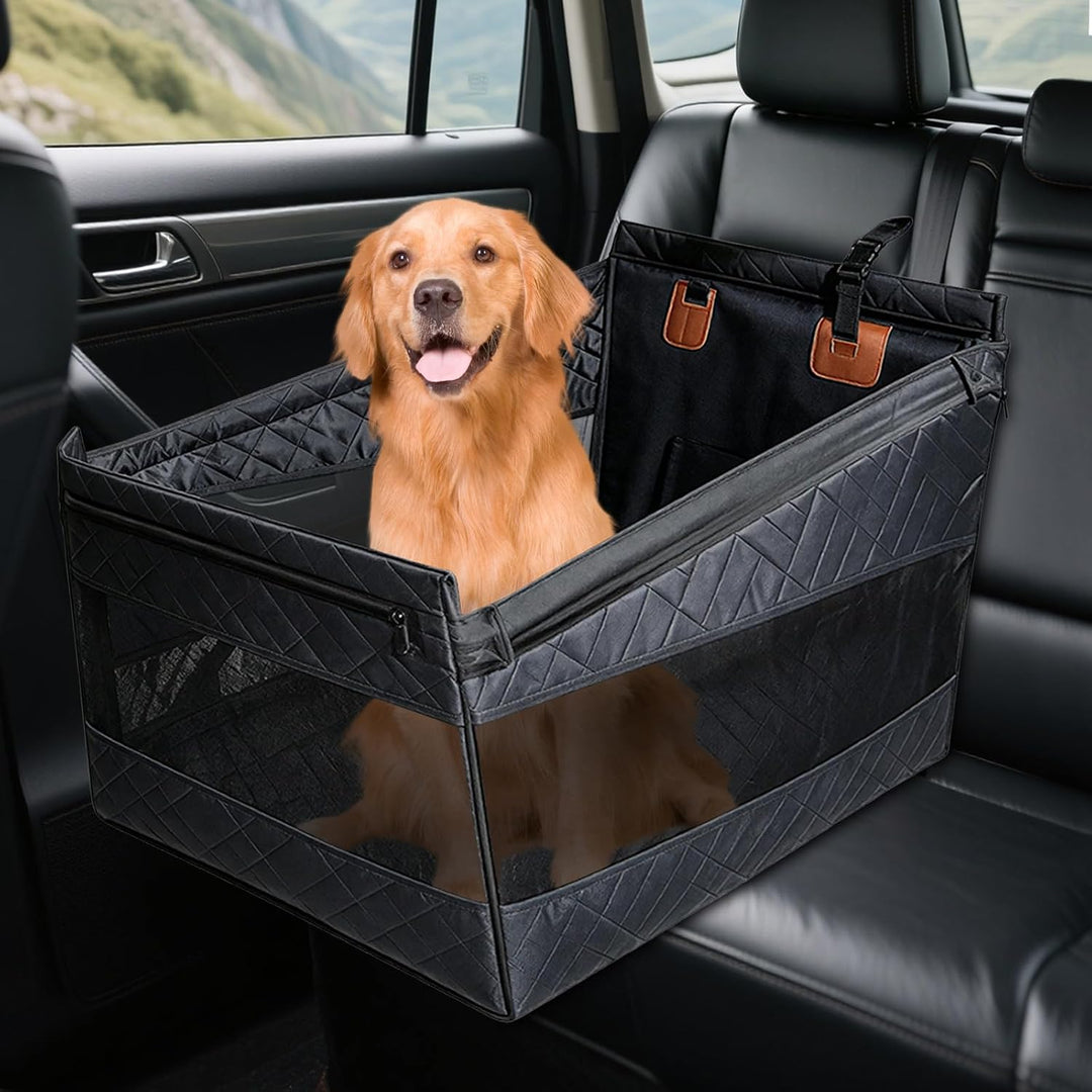 Hunde Rücksitz Auto Bett für Reisen mit Stabilität wasserfest Rutsch | Geräumiger Innenbereich verbe
