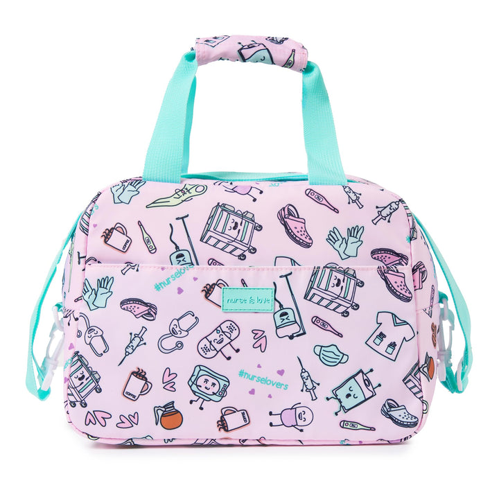 Nurse is Love Kühltasche Klein Für Krankenschwester, Lunchtasche, Lunch Bag, Thermotasche, Frühstück