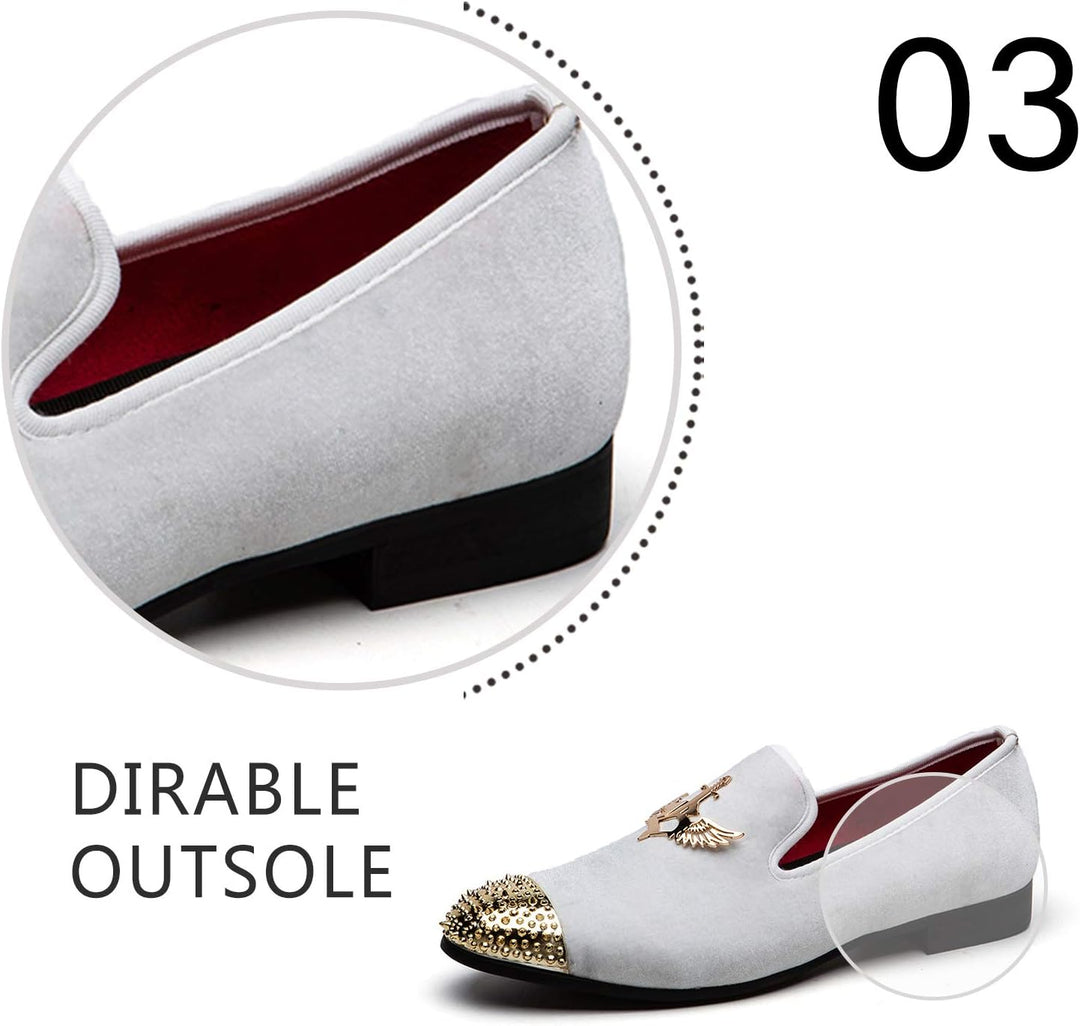 JITAI Herren leichte Schuhe Kunstleder Slipper für Männer und Mode Mokassins Herren Freizeitschuhe 4