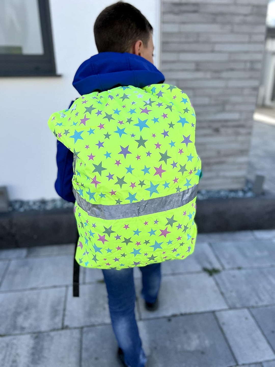 HECKBO Magic Ranzen Rucksack Regenschutz Hülle für Kinder - verschiede Motive - wechselt bei Regen d