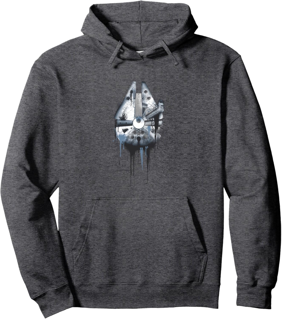 Star Wars Falcon Drips Blue Pullover Hoodie