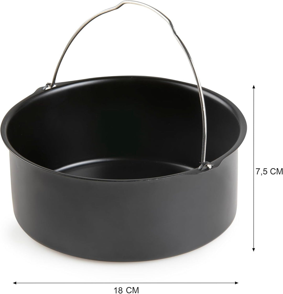 DOMO167 Silikonform für Heissluftfritteuse - 4PCS - Airfryer Zubehör Zubehörset für Heissluftfritteu