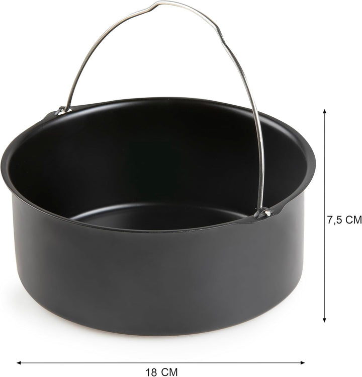 DOMO167 Silikonform für Heissluftfritteuse - 4PCS - Airfryer Zubehör Zubehörset für Heissluftfritteu