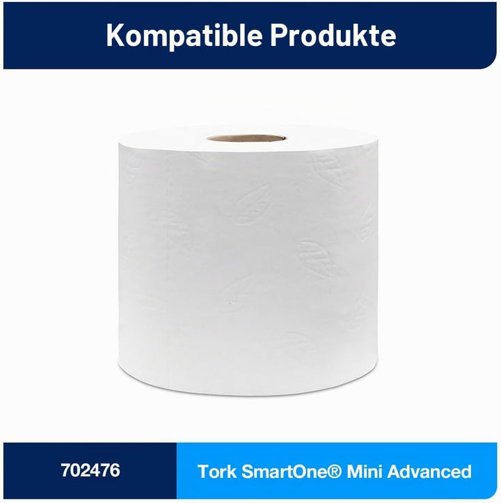 Tork SmartOne® Mini Spender für Toilettenpapier mit hoher Kapazität Schwarz T9, Elevation Design, 68