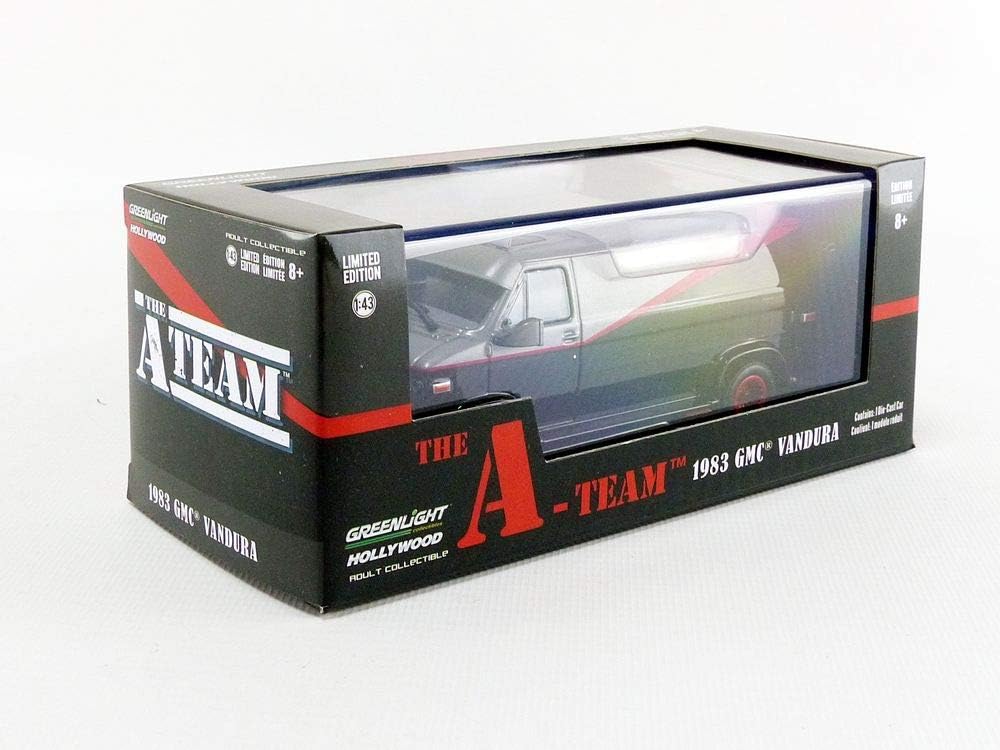 Greenlight Collectibles - DieCast Model GMC VANDURA 1983 From A-TEAM Tv Movie 12cm - Scale 1/43 - 86