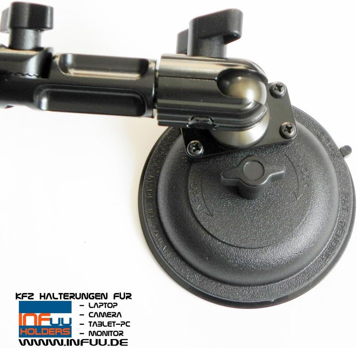 Base SB Saugnapf Basis Kugel 20mm rund zum Ansaugen 90mm Durchmesser Infuu Holders 122-20