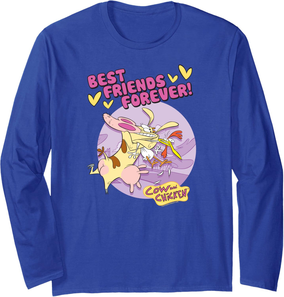 Cow and Chicken Best Friends Langarmshirt