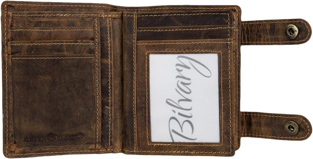 Greenburry Geldbörse 12,5 x 3 x 10 cm sattelbraun, Sattelbraun