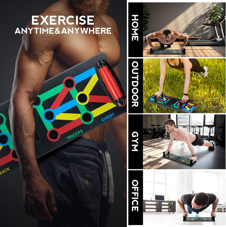 Liegestütze Brett Faltbare Tragbare Pushup Ständer Heim Fitness Training mit Handgriff für Muskeltra