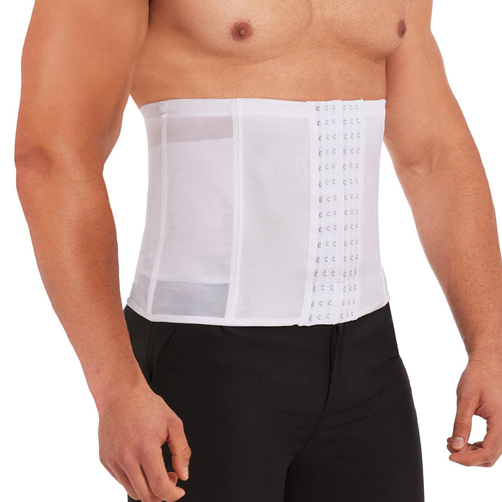 SLIMBELLE Herren Bauchweggürtel Fitnessgürtel Body Shaper Schwitzgürtel Taillenmieder Verstellbarer