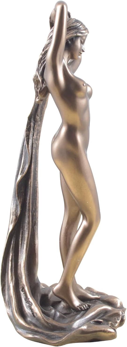 Veronese by Joh. Vogler GmbH Weiblicher Akt Frau hält Ihr Tuch über den Kopf Figur Skulptur