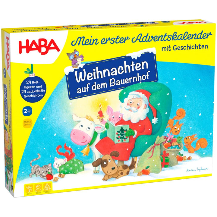 HABA 303156 Mein erster Adventskalender - Weihnachten auf dem Bauernhof