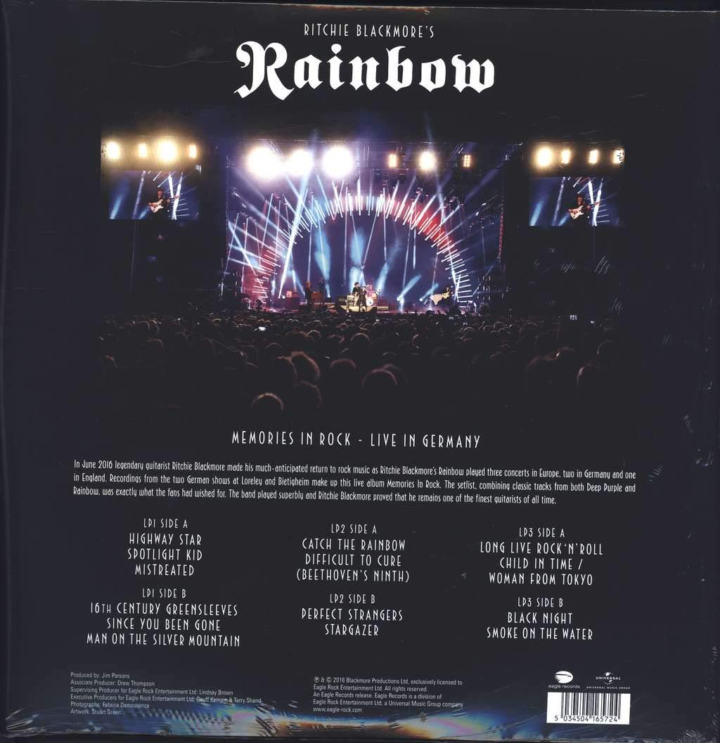 Memories in Rock-Live in Germany, Vinyl
